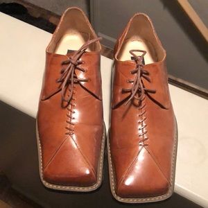 Men’s Caramel Leather Shoes